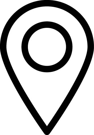 Red Map Pin Location Icon for Navigation